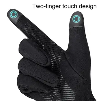 Alternative view of 1 Pair Sports Gloves Useful Windproof Non-slip Sensitive Training Gloves for Daily Wear  Ridding Gloves  Unisex Outdoor Gloves