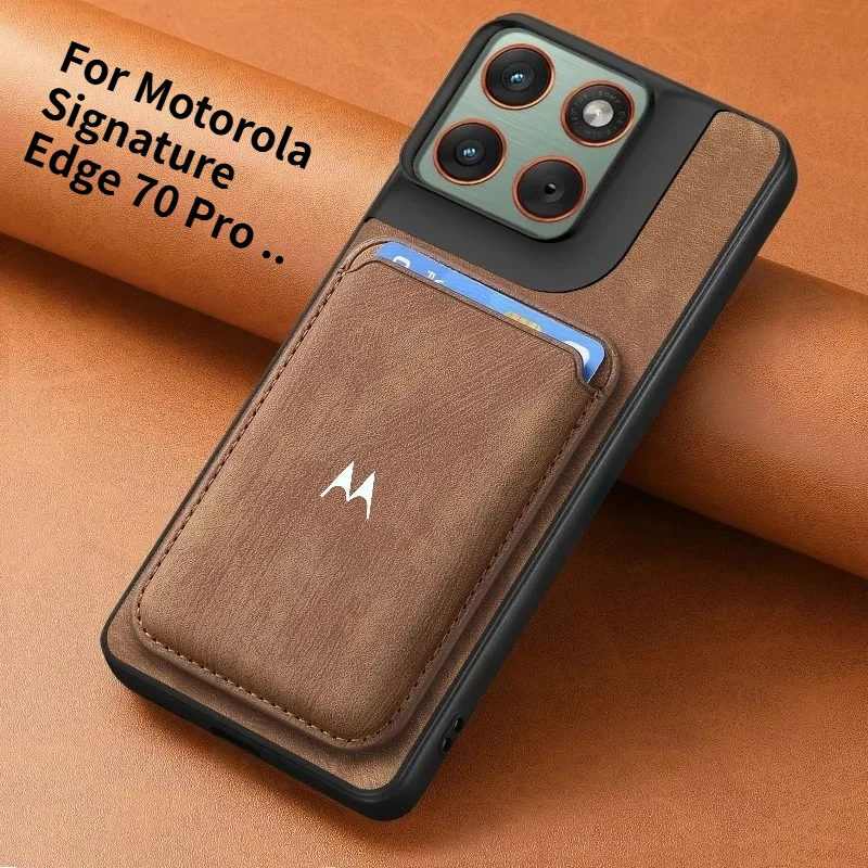 Vintage Magnetic Card Wallet Holder Phone Case with Leather Protective Cover