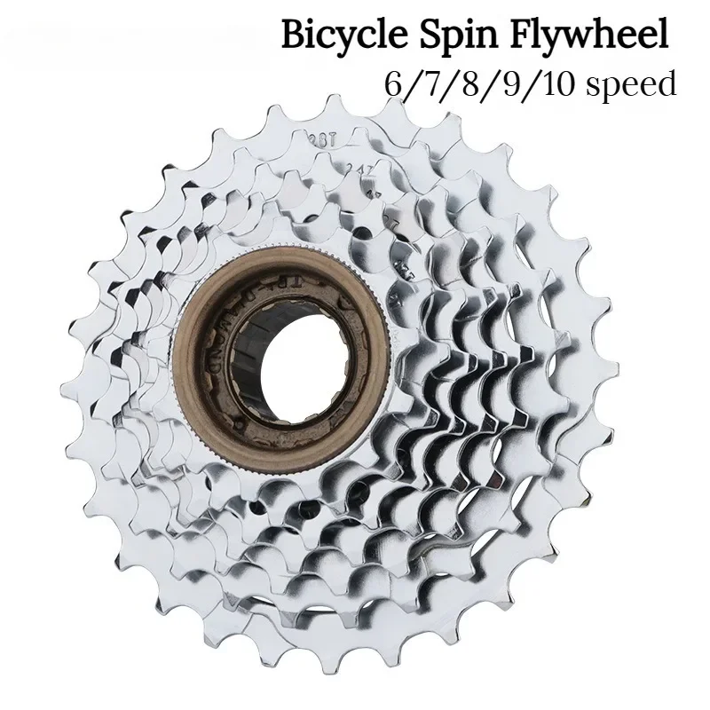 Bicycle Freewheel 6 7 8 9 10 Speed 11T-36T Mountain Bike MTB Steel Cassette Sprocket Modified Threaded Flywheel