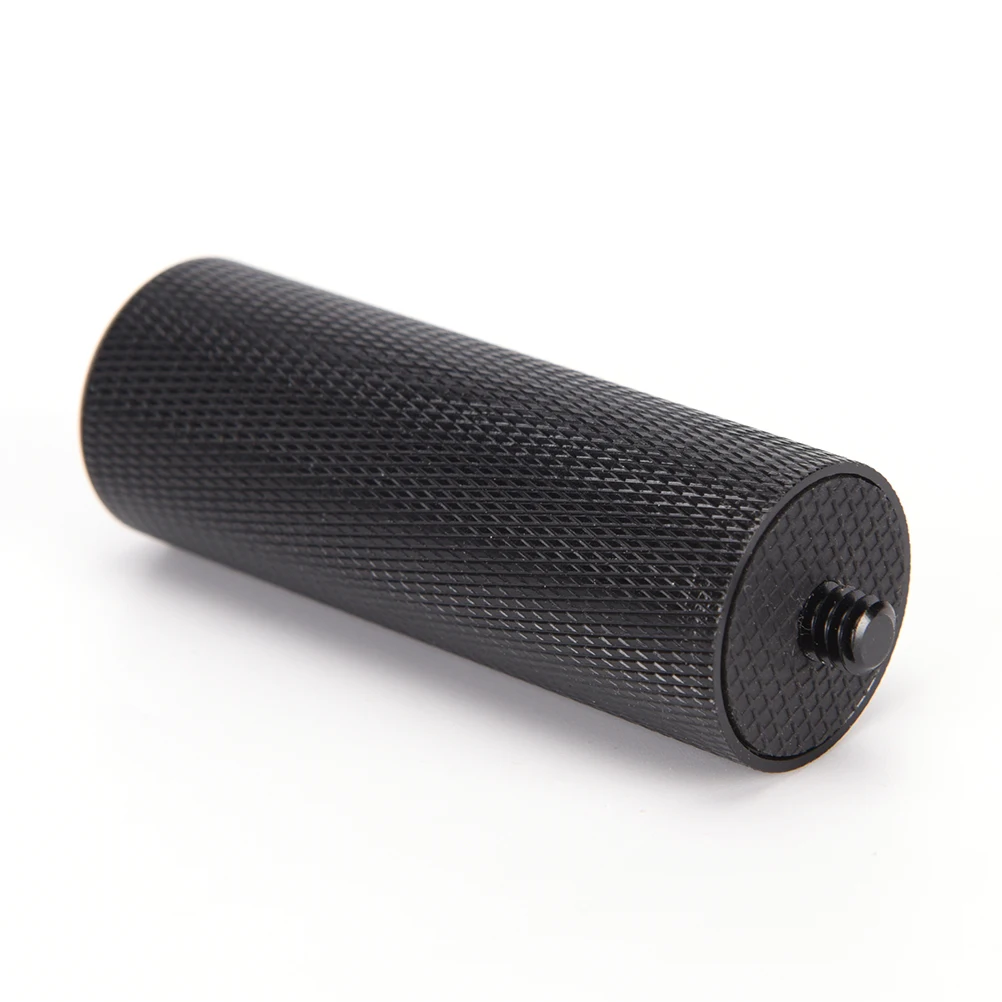 Description Picture 3 of itemBlack 1/4'' Metal Handle Hand Grip Camera SLR DSLR Stabilizer For LED Flashlite Metal Handle Size: 7.5 x 2.5 x 2.5cm