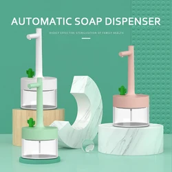 Automatic Sensor Soap Dispenser White Smart Home Rechargeable Mobile Phone Washing Bathroom Accessories