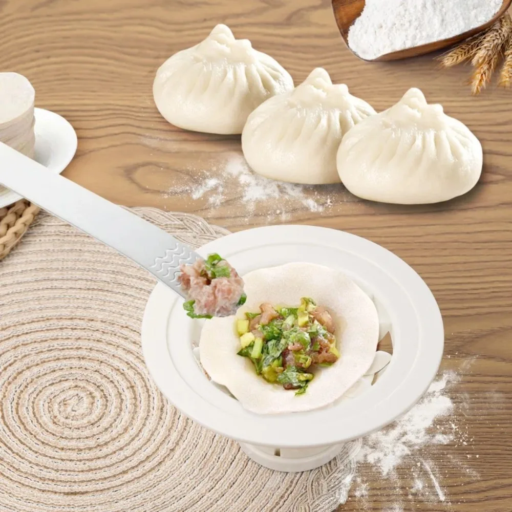 Blumenförmige Baozi-Herstellungsform, praktisch, schnell, einfach zu fallen, hausgemachte Knödel-Bao-Siu-Mai-Maschine für DIY-Küche, gedämpfte Form – Detail 4