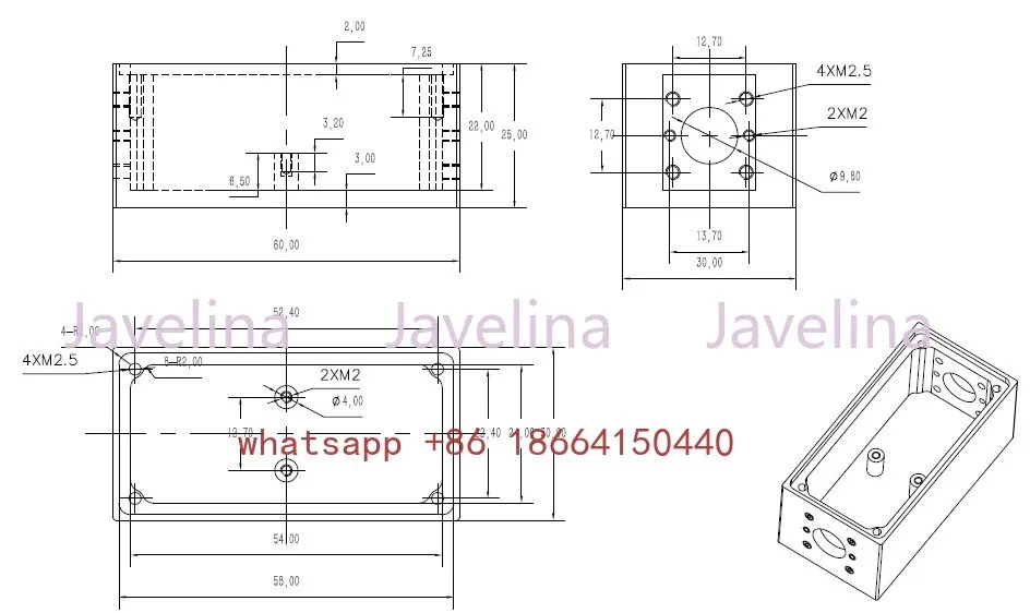 AL2391 BNC M/F 회전형 마더 보호막 소형 알루미늄 박스 블루 DIY 프로젝트 RF 보호 박스