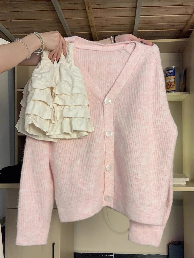 RELISH 売れ筋商品|||レリッシュ ニット&セーター アウター レディース Sweaters Pink ピンク セーター レディース 韓国 ファッション 冬 ニット