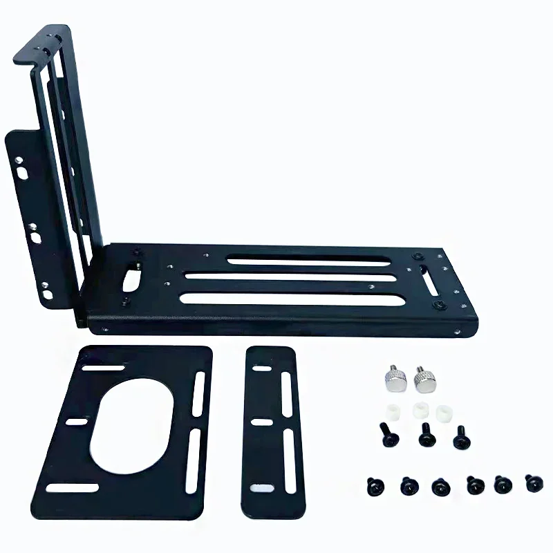 Placa Gráfica Suporte Vertical Cabo Extensor Riser Branco e Preto Pci-e X16 Atx Gen4 Pcie 4.0 3.0 16x 1050cm Novo - Imagem 3