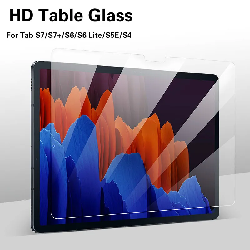 Закаленное стекло HD для планшета Samsung Galaxy Tab S8 S7 Plus Ultra FE 5G S6 Lite S5e T720 T725 S4 защита