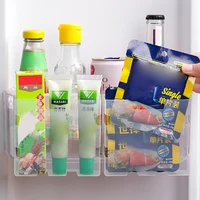 Réfrigérateur alimentaire frais boîte de rangement réfrigérateur porte latérale fruits légumes épices alimentaire étui conteneur cuisine organisateur boîtes de rangement 2