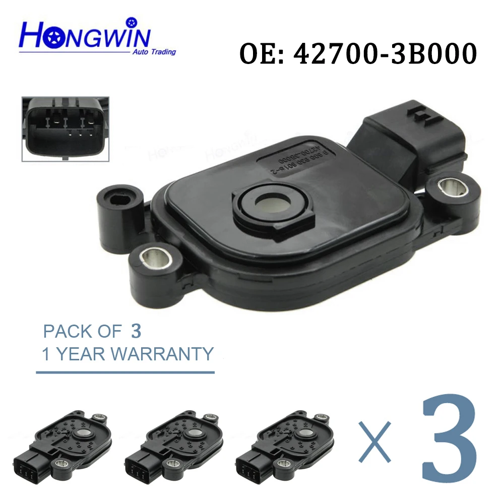 3PC 427003B000 42700 3B000 Safety Switch Inhibitor Switch For Hyundai