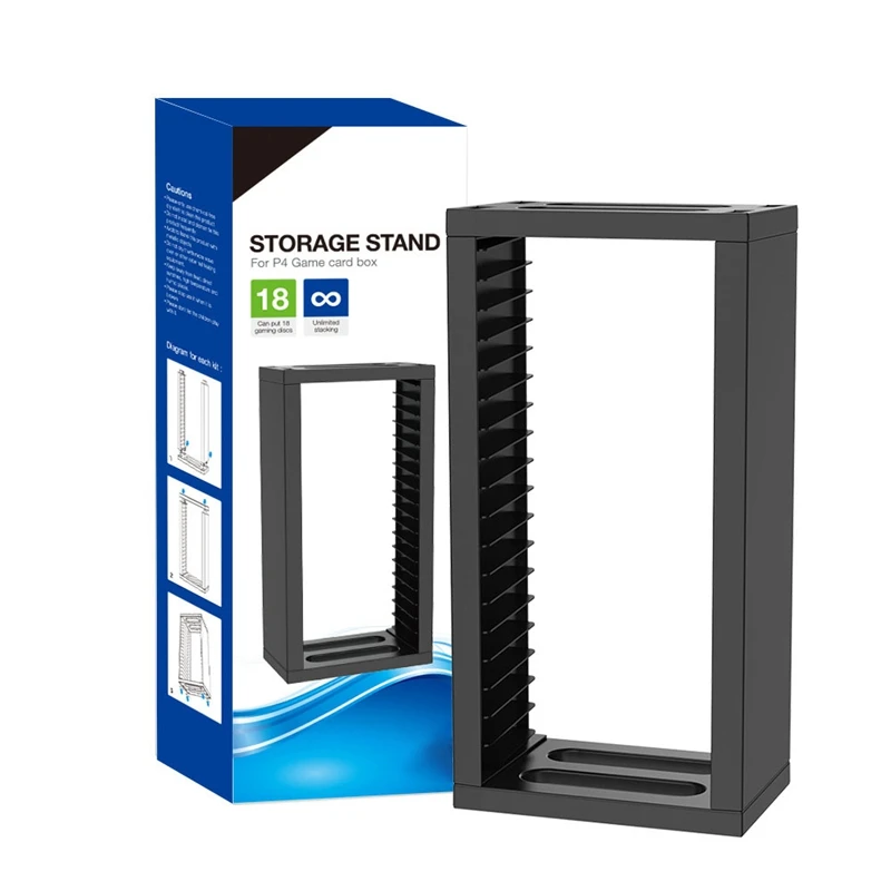 Supporto Multifunzionale Per Dischi Da Gioco Disic Storage Tower Per Accessori Per Dischi Da Gioco Ps4 18