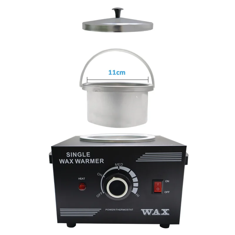 Wax Heater Hair Removal Wax Hair Removal Tool Electric Hot Wax Heater Paraffin Hot Facial Skin Spa Salon Equipment Adjustable Temperature Portable Home