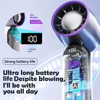 Foldable USB Charging Fan Strong Wind Outdoor Fan