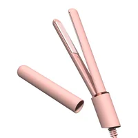 Mini lisseur portable 2 en 1, lisse et boucle, 25W faible puissance, revêtement céramique, chauffe rapide en 30s, anti-brûlure, idéal pour les voyages 1