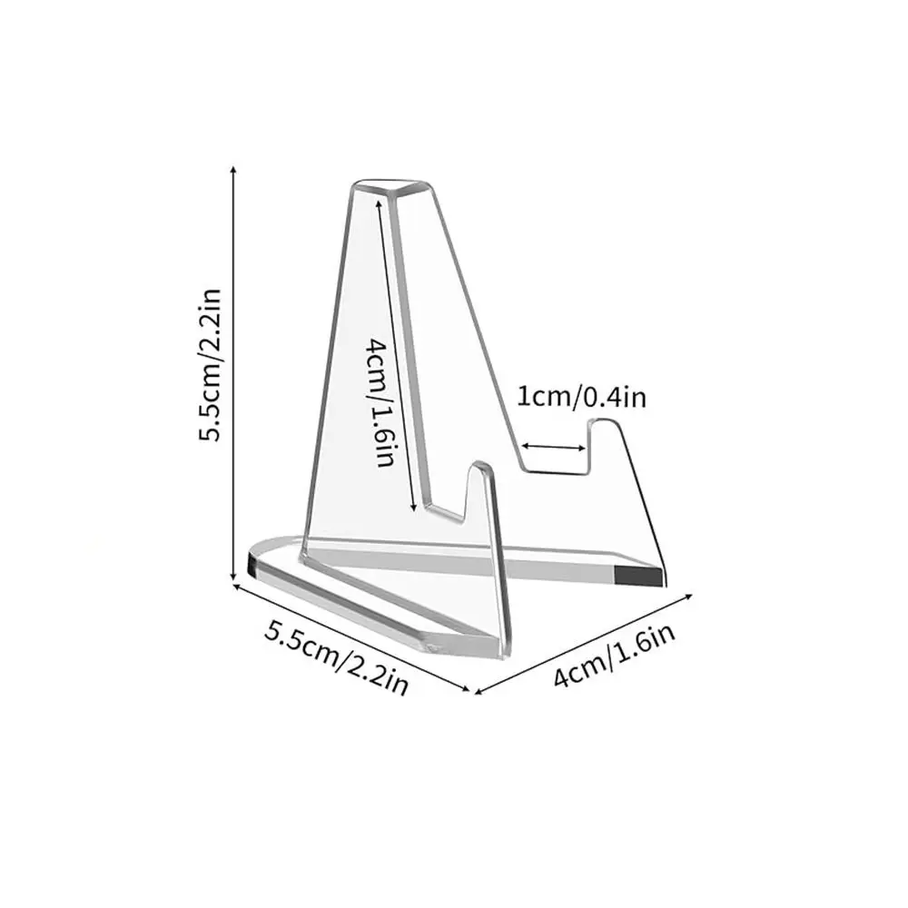 Card Display Stand 10Pack Clear Card Stands Arcylic Display Mini Stands for Sports Cards Sports Holder