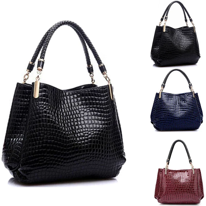 Famous Designer Brand Bags Women Leather Handbags 2021 Luxury Ladies Hand Purse Fashion Shoulder Bolsa Sac Crocodile | Багаж и сумки