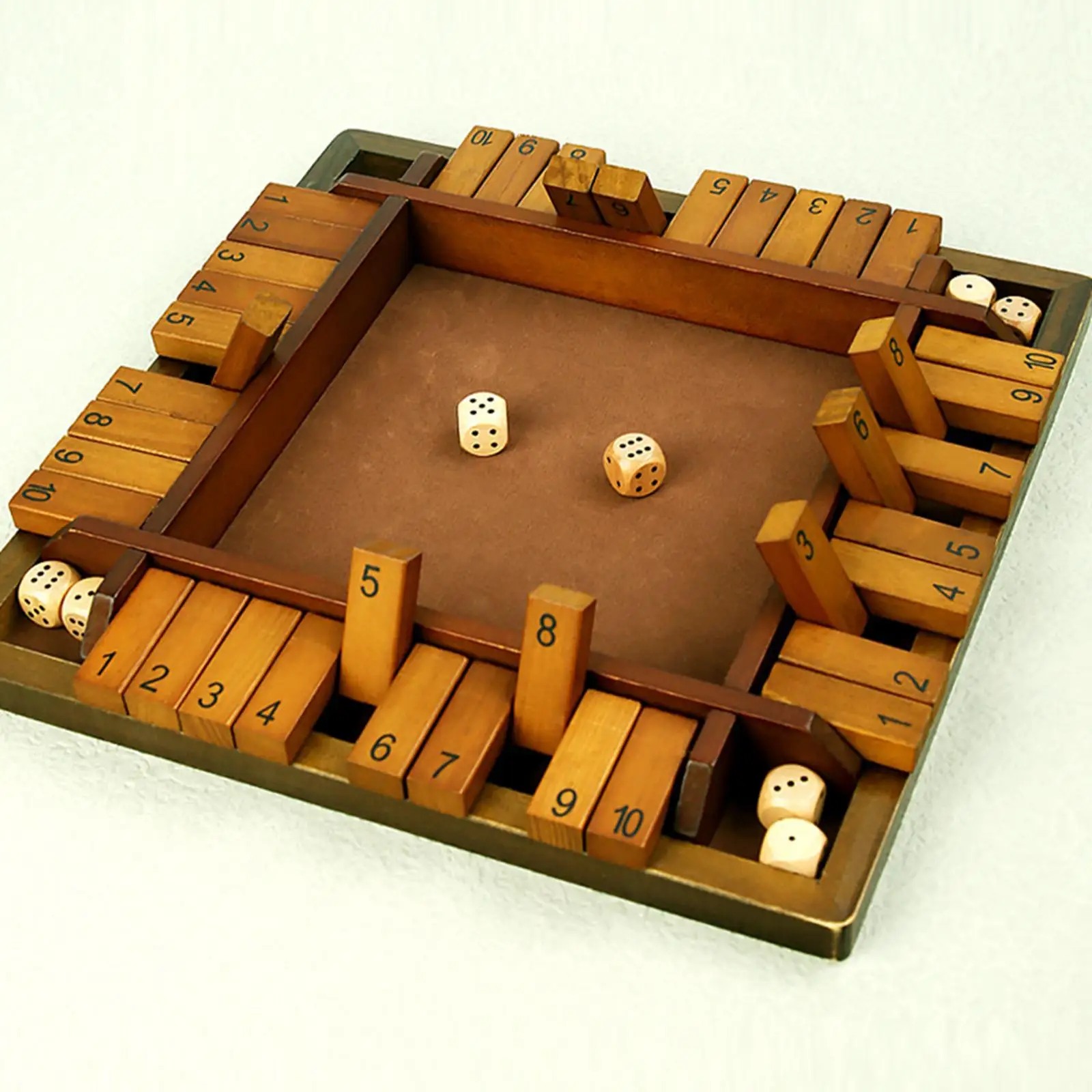 Shut The Box game Tabletop Version Games Numbers Learning for Family