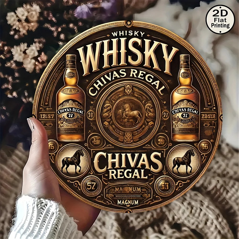 Round Wall Signs - Stylish Decor for Homes, Offices, Living Rooms, Cafes, and More