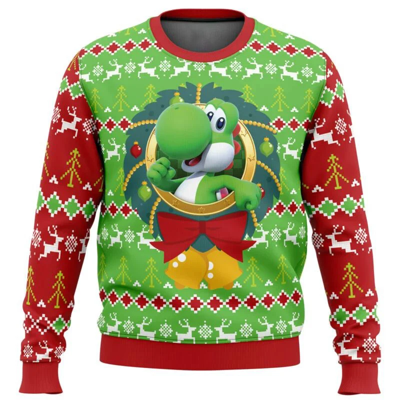 thumbnail image 1 of Suéter navideño de regalo, jersey de Papá Noel para hombre, sudadera 3D, ropa de otoño e invierno más vendida, Kart Ugly 2024 Año Nuevo, 1 of 5