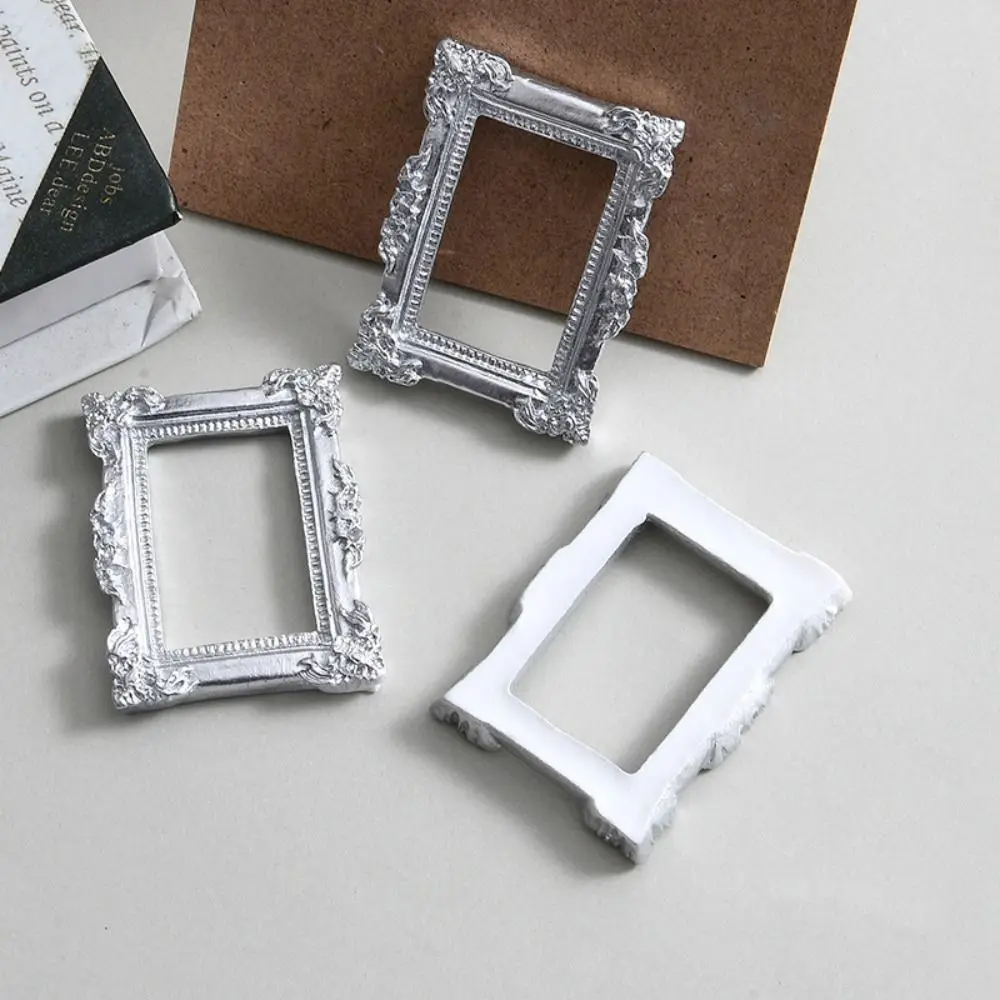 Mini Picture Frame Resin Fine Workmanship Small Size Miniature Photo Frames