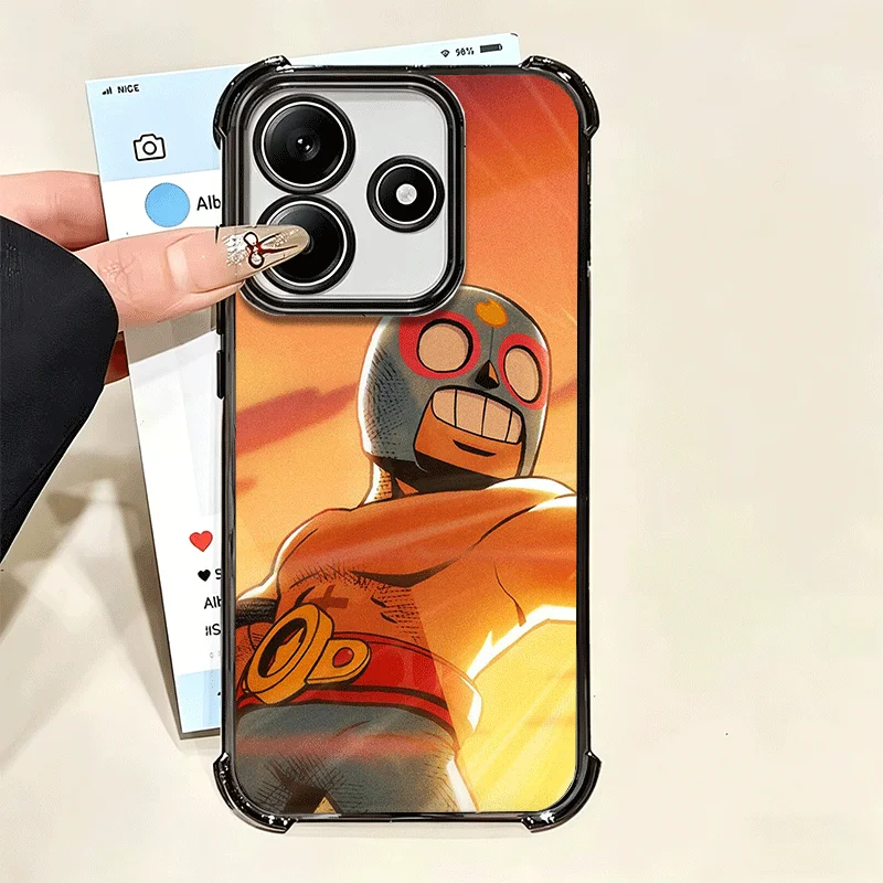 Cartoon Game Stars Soft Phone Case Featuring Adorable Character Designs