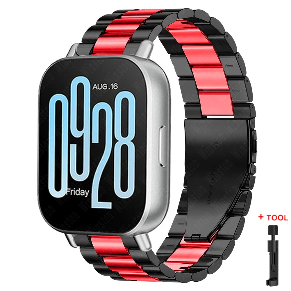 Stainless Steel Strap - Premium Metal Band Bracelet Wristband, 22mm