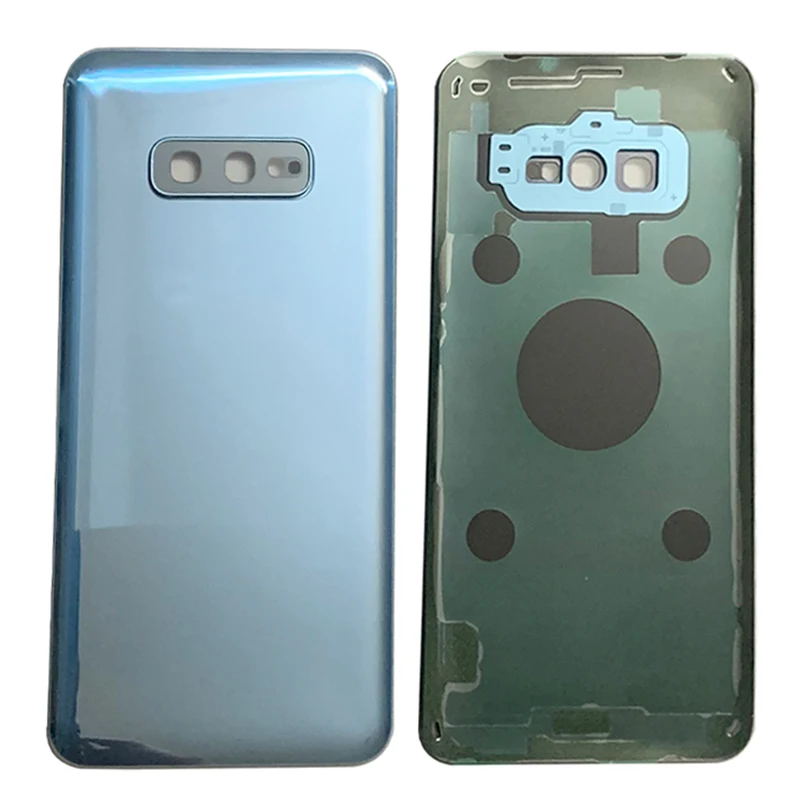 10Pcs Rear Door Battery Cover Housing For Samsung S10 G973 S10Plus G975 S10E G970 Back Cover with Camera Lens Logo Repair Parts