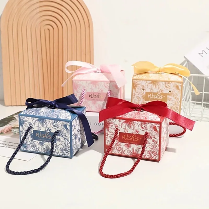 Sparkling Gold and Silver Mini Gift Box Bags – Creative Paper Packaging for Wedding Fav... - SKU MFB01448 - UGI Packaging