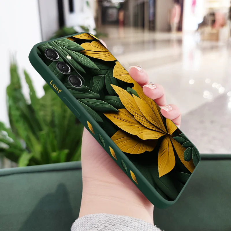 Elegant Carve A Leaf Phone Case - Stylish Protective Cover