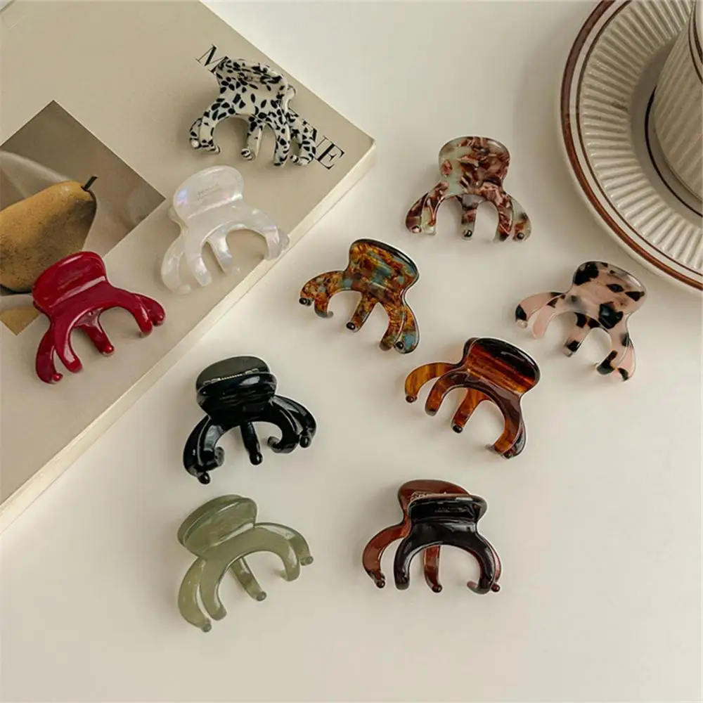 Trendy French Hair Claw Clips Acetate Elegant High Ponytail Holders Retro Hair Accessories for Women Girls