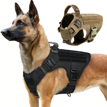 Military Tactical Large Dog Harness 1
