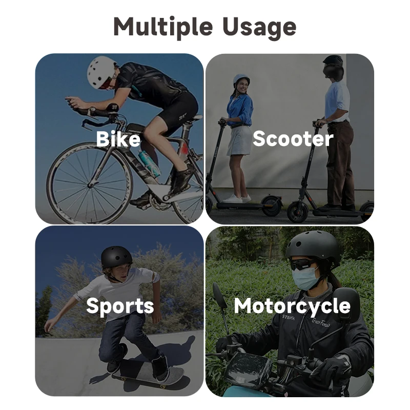 Safety Helmet for E-Bike Electric Scooter MTB Cycling Roller Skate-Versatile Bike Helmet with Comfortable Fit 6
