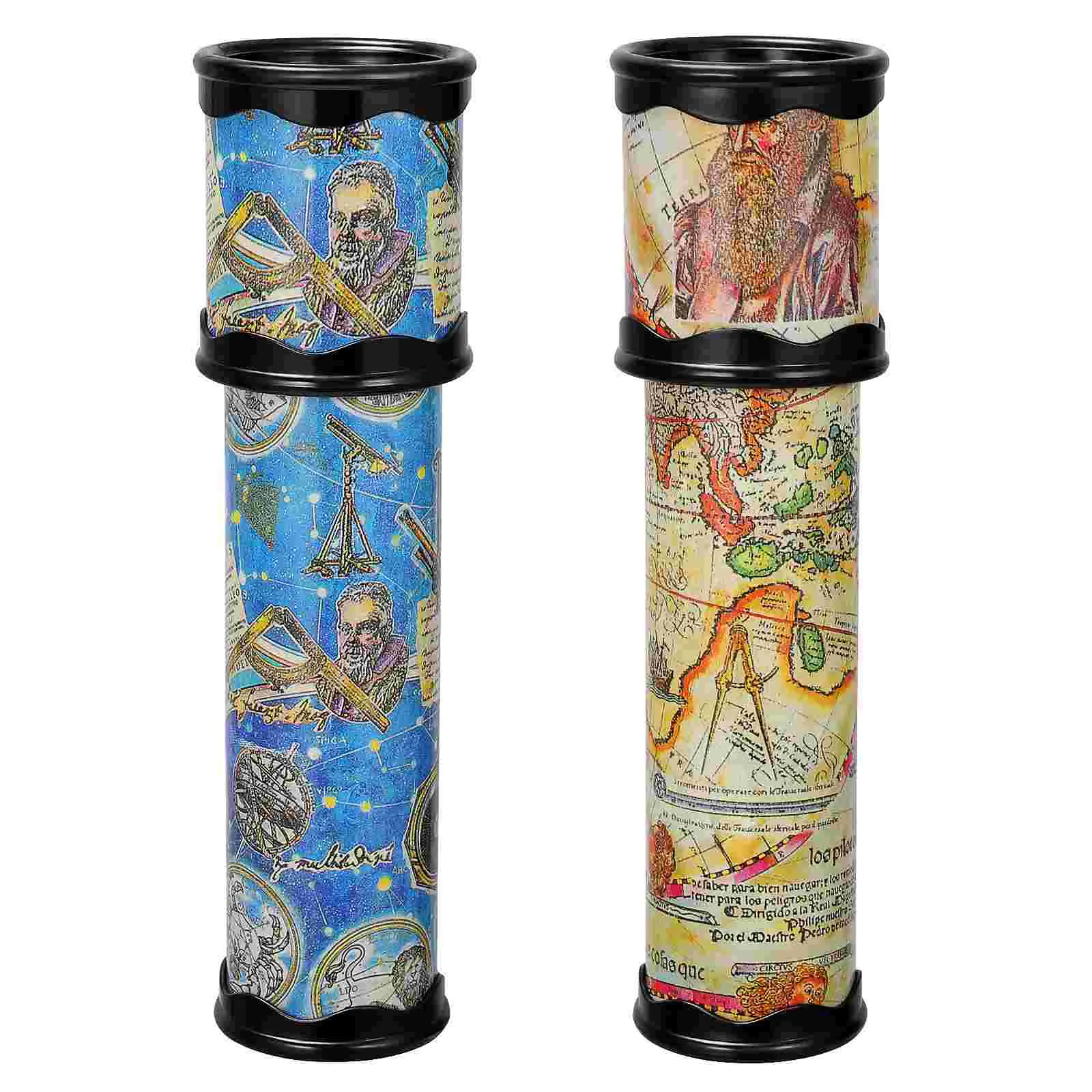 

WINOMO 2pcs Classic Kaleidoscope Toy Novelty Games Toy Educational Toys for Kids Children (Random Color)
