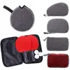 Table Tennis Rackets Bag Ping Pong Paddles Storage Bag Capacity Single Paddle Protective Cover Training Racquet Sport Supplies