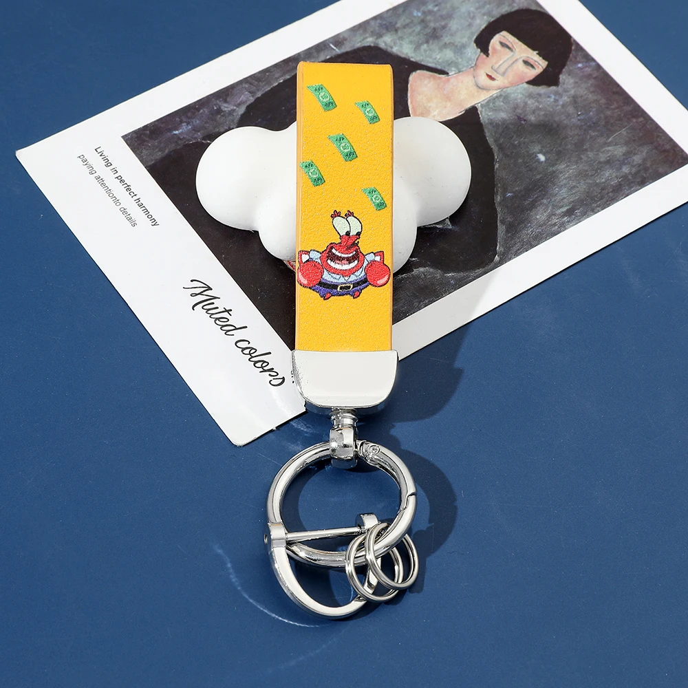 Cute Figure Leather Badge