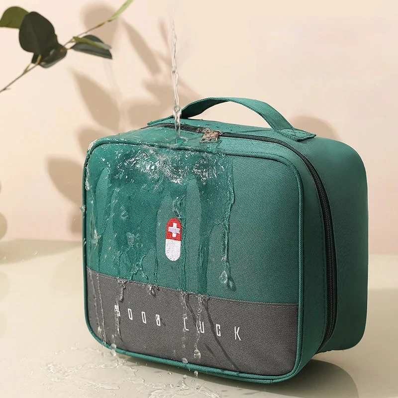 Medical Medicine Kit Multifunctional Layered Health Storage Bag Organizer Pouch Bags for Women Travel Makeup Pouch Cosmetic Bag