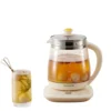 220V 1500ML Electric Preserving Pot Automatic Glass Tea Cooking Pot Multi Cooker & Ceramic Glaze Non Stick Coating Heating Plate 3