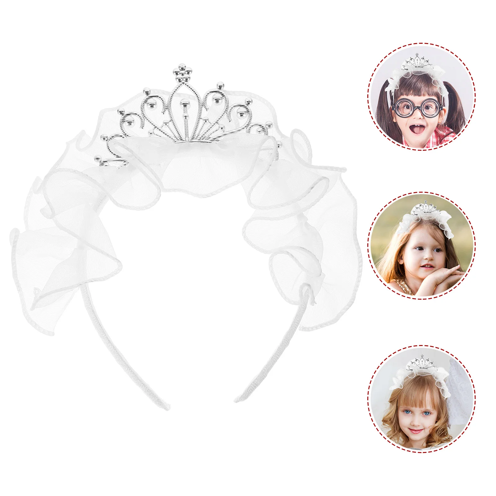

Princess Crown Decorate Kids Hairband Party Accessory Birthday Accessories for Girls