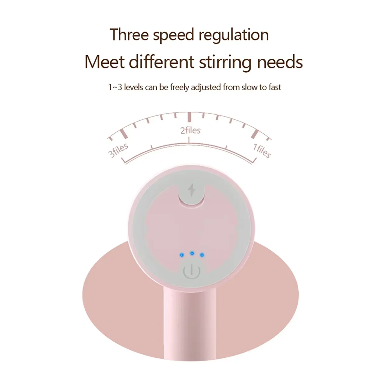 قطعة واحدة - مضرب وخلاط البيض الكهربائي المحمول - قابل لإعادة الشحن عبر USB، محمول، تحكم في 3 سرعات، مثالي للكعك والبسكويت والمزيد.