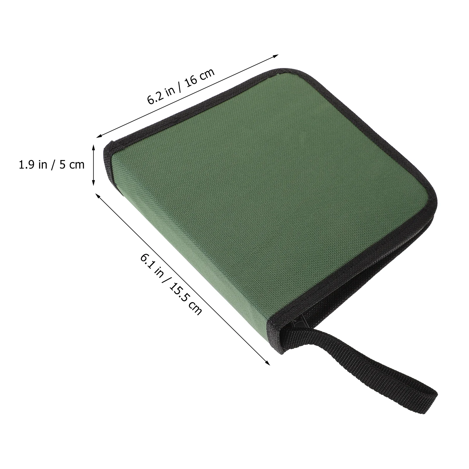 Lanyard CD Case Auto CD Storage Bag DVD Disc Holder 40-Capacity Holder