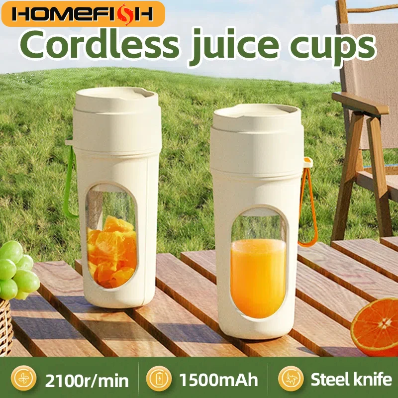 12 Blades Electric Portable Blender 350ML Juicer Fruit Mixers USB Rechargeable Smoothie Juicer Cup Squeezer Juice Maker 6