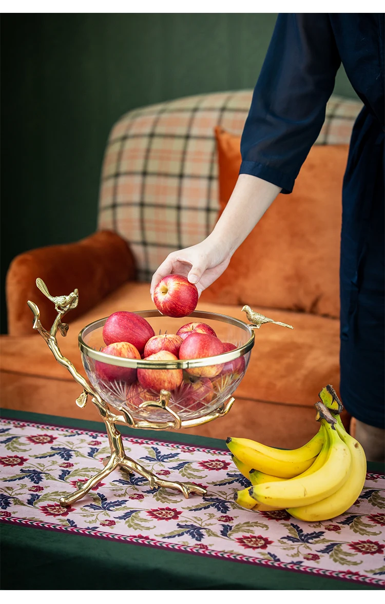 glass fruit bowl