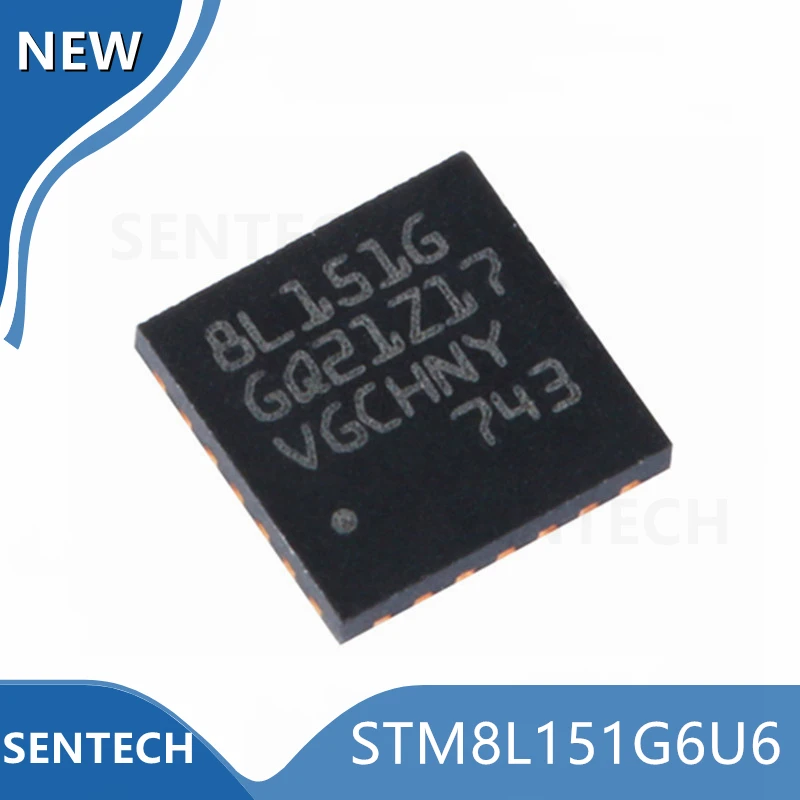 

10 шт./партия Оригинальный Новый STM8L151G6U6 UFQFPN-28 8L151G QFN28 8-битный микроконтроллер