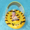 Swimbobo Inflatable Baby Swimming Float Activity Center With Canopy Foldable Swim Pool Seat Floating For Kids 1