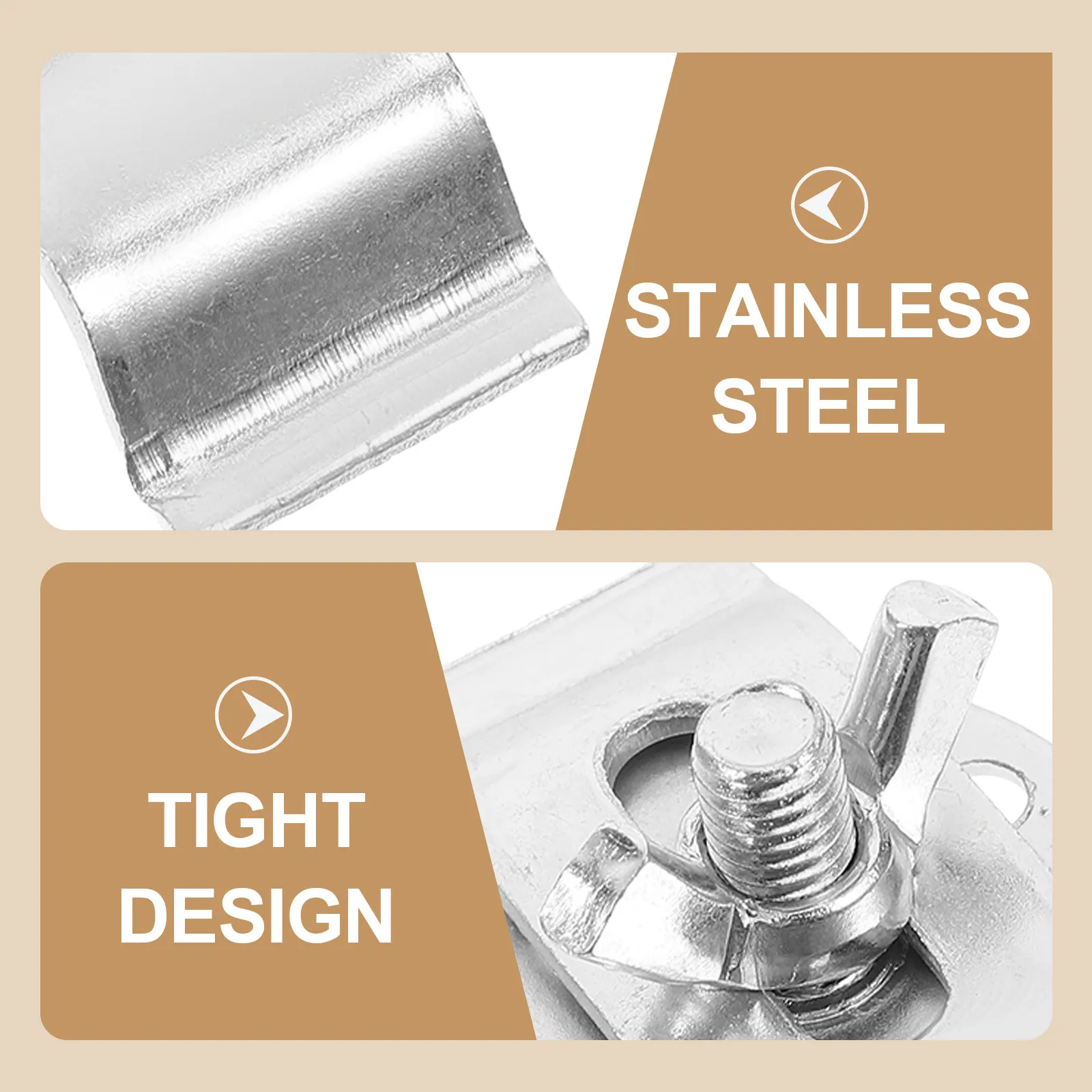 12세트 언더마운트 싱크 클립 스테인레스 스틸 싱크 마운팅 하드웨어 키트 DI..