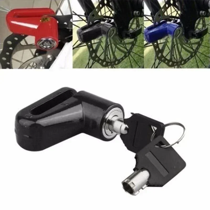 Motorcycle Bike Anti-Theft Wheel Disc Brake Lock Safety Disc Wheel Lock Mountain Road Bike Padlock with Keys motorcycle lock,motorcycle disc lock,motorcycle disc brake lock,bicycle disc brake lock,bicycle lock