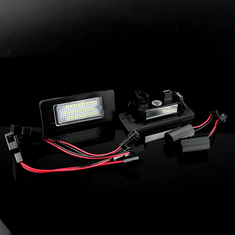 2X Canbus LED-Kennzeichenbeleuchtung für VW Golf 6 7 MK6 MK7 Golf Plus Jetta Passat B6 B7 Wagon Sharan 2 Touran 2 Touareg 2 – Detail 8