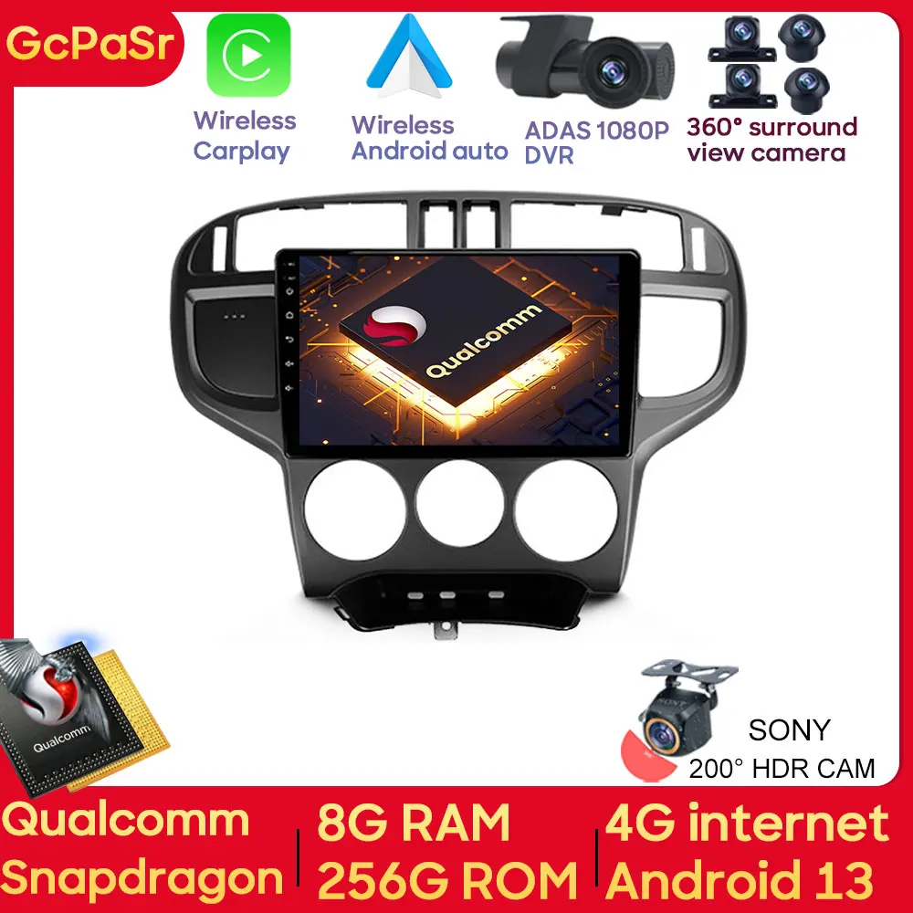 

Автомобильный GPS-навигатор Qualcomm для Hyundai Matrix 2001 - 2010 Android, стерео радио, видеоплеер, монитор, головное устройство, автомагнитола