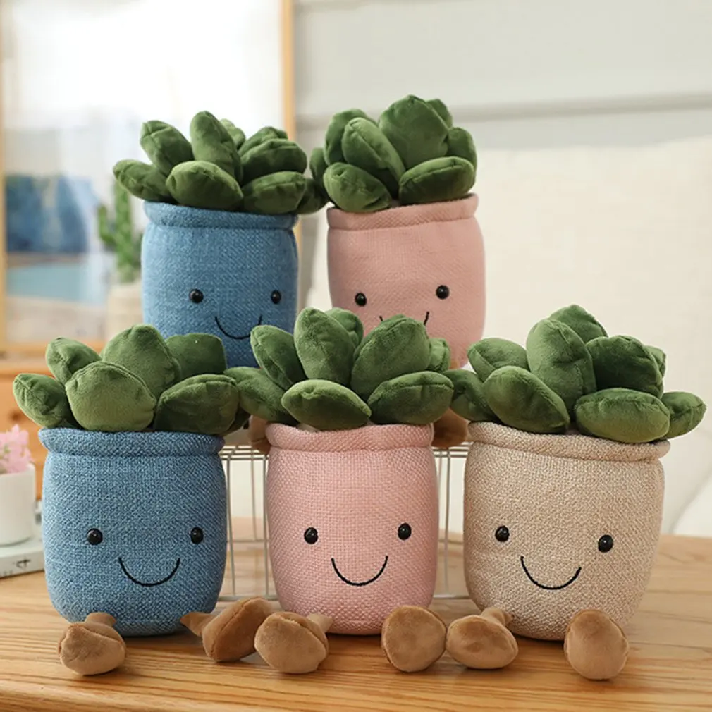 Lifelike Tulip&Succulent Plants Plush Stuffed Toys Soft Bookshelf Decor Doll Creative Potted Flowers Pillow for Girls Kids Gift 3 Lifelike Tulip&Succulent Plants Plush Stuffed Toys Soft Bookshelf Decor Doll Creative Potted Flowers Pillow for Girls Kids Gift 3