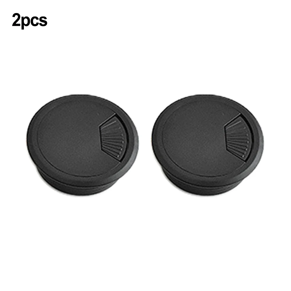 

Cable Hole Cover Table Tidy Wire 2pcs ABS Plastic Cabinet Computer Desk Decorate Furniture Hardwarereplacement
