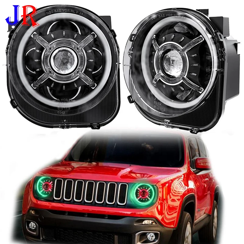 2x Phares avant Jeep Renegade Full LED 2015 - 2022 - Plug&Play -  France-Xenon