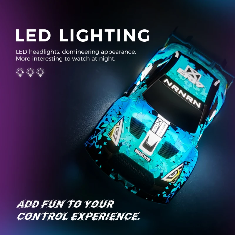 Wltoys 1/22 22206 원격 제어 자동차 2.4G 라이트 트럭 2WD 오프로드 크롤러 어린이와 성인을 위한 야외 장난감